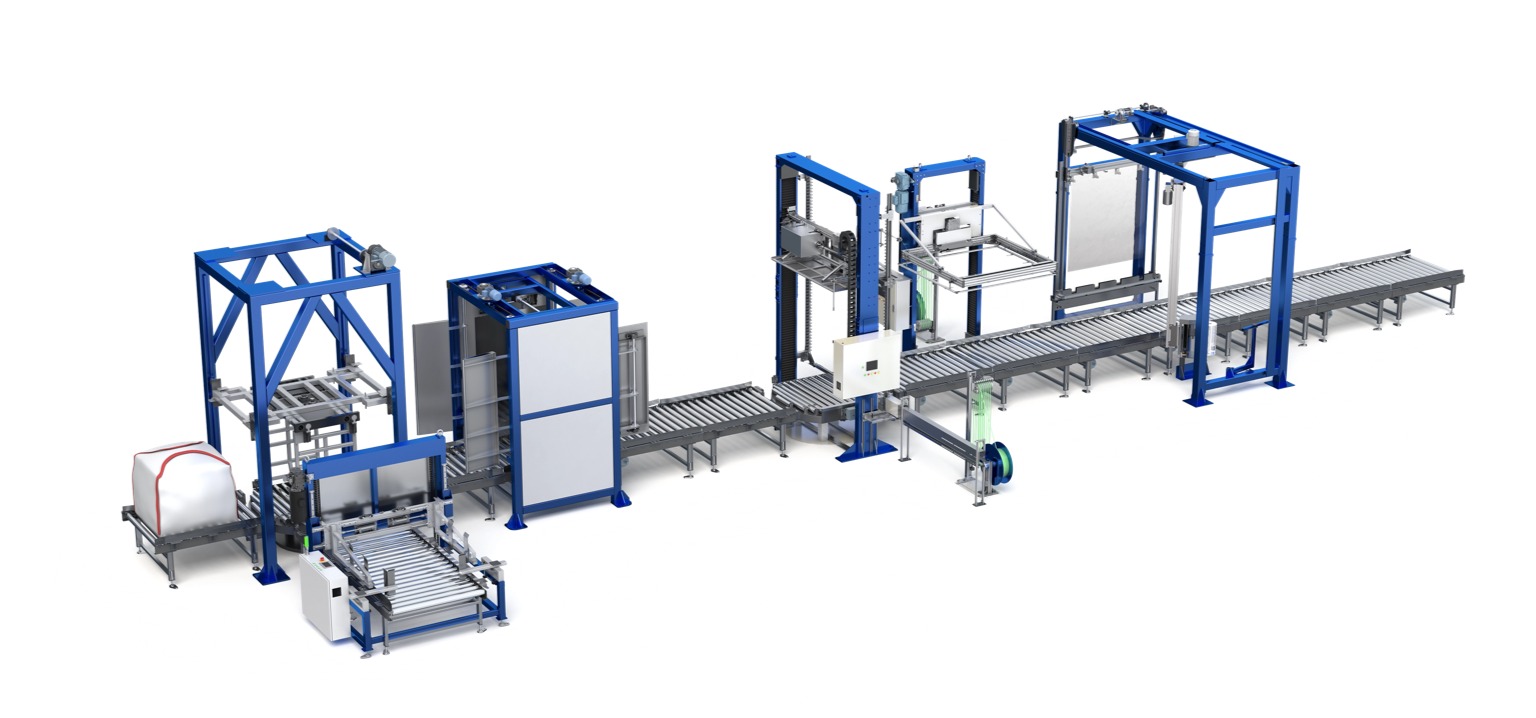 Fully Automatic End-of-Line Packaging Line