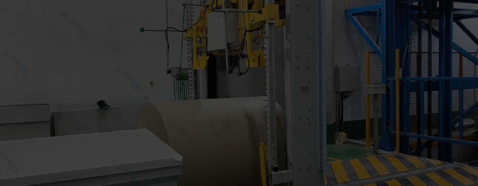 Vertical Strapping for Raw Paper