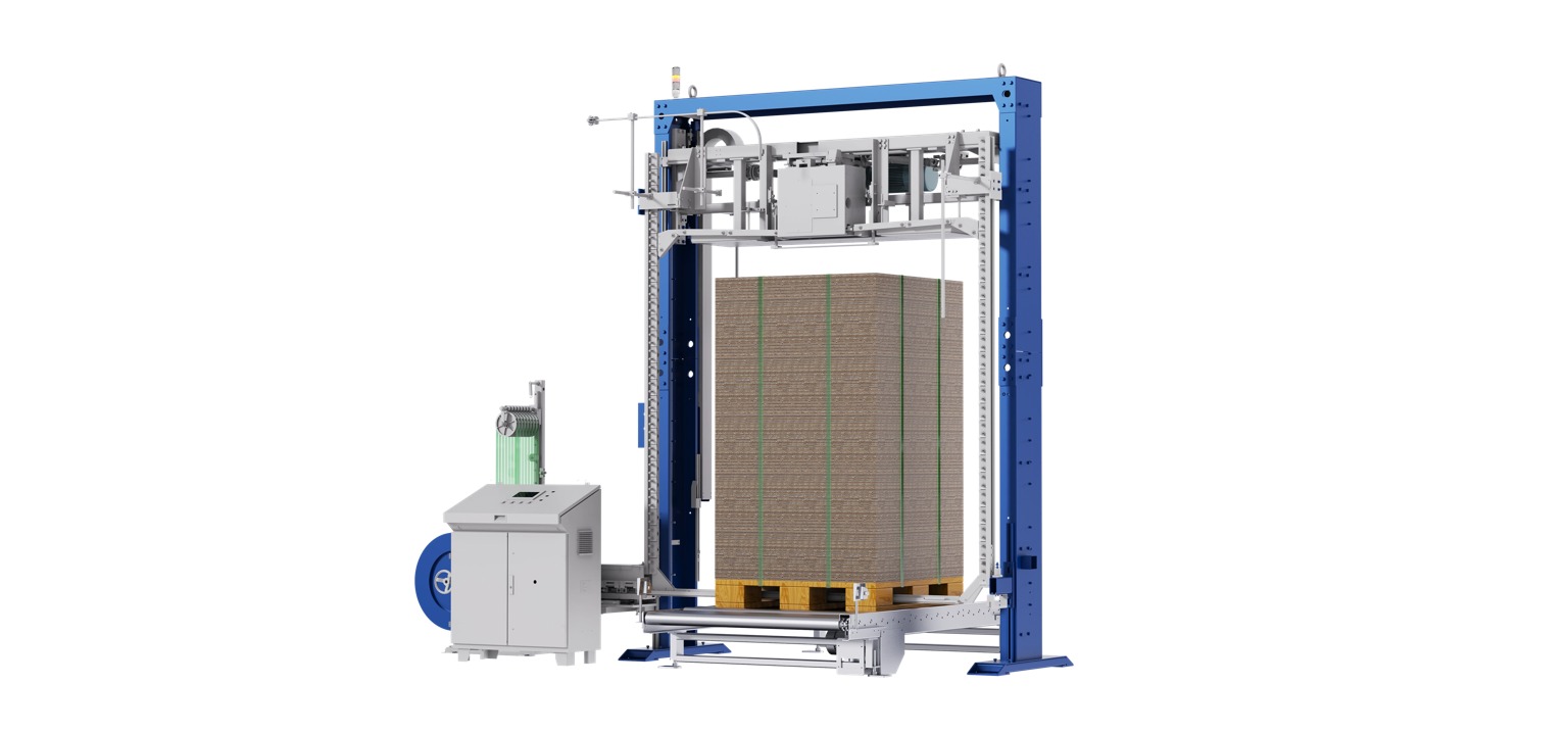 Vertical Strapping with Compression for Corrugated