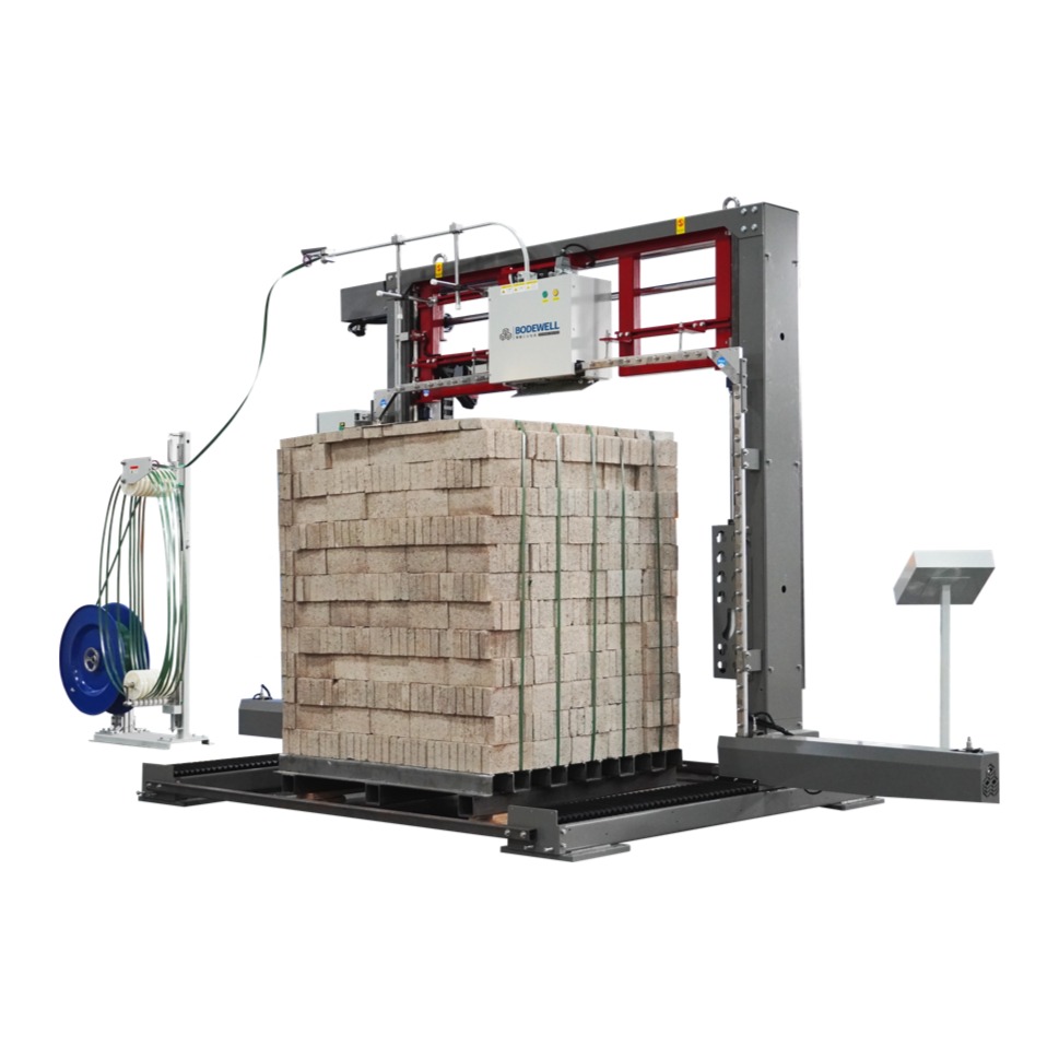 Automatic Vertical Strapping Machine for the Brick Industry