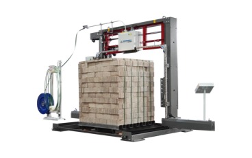 Automatic Vertical Strapping Machine for the Brick Industry