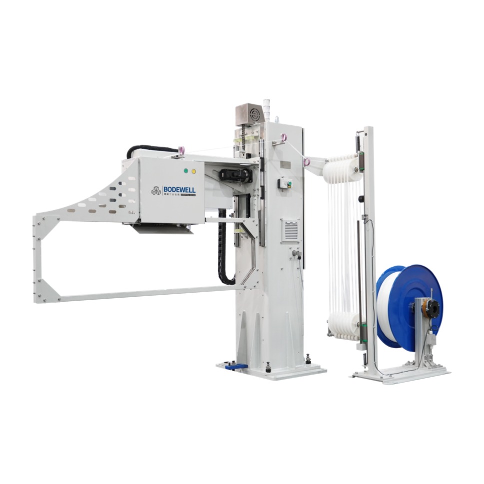 Automatic Vertical Strapping Machine for the Ceramic Industry