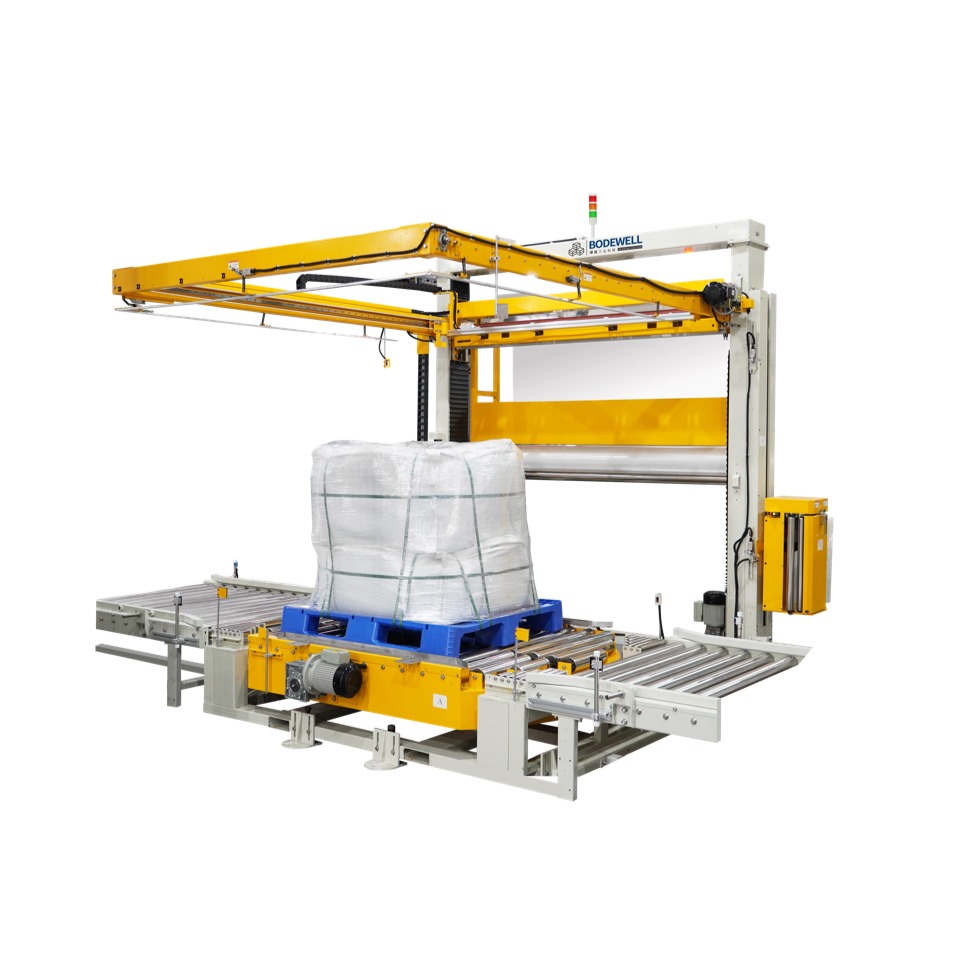 In-line Top Cover Wrapping Machine