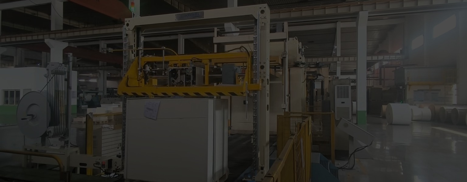 Vertical Strapping with Dual heads/Compression for Flat Paper